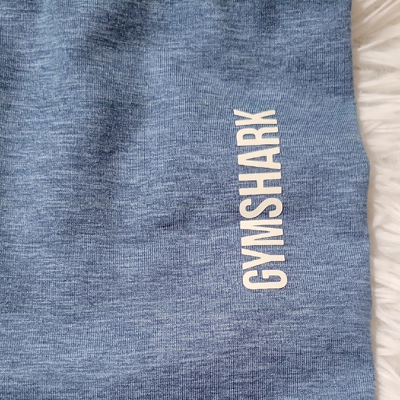 Gymshark Adapt Ombre Seamless Leggings in Light Blue Marl/Blue Size Medium - Picture 8 of 11